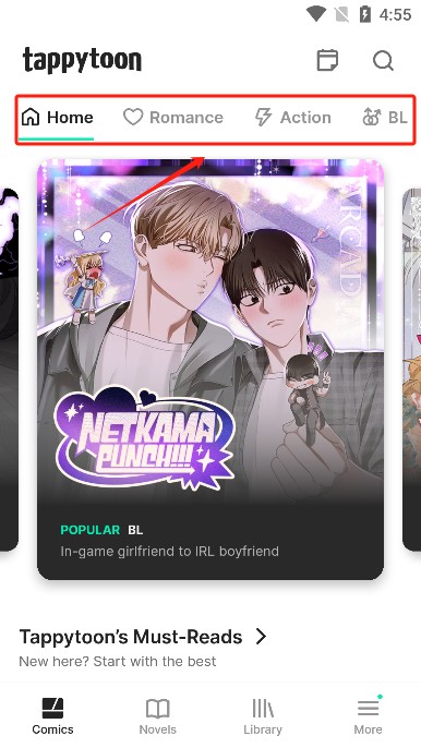 tappytoon软件安卓版