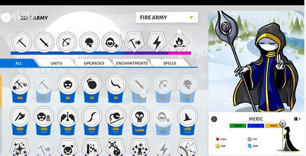 火柴人战争遗产3内置功能菜单