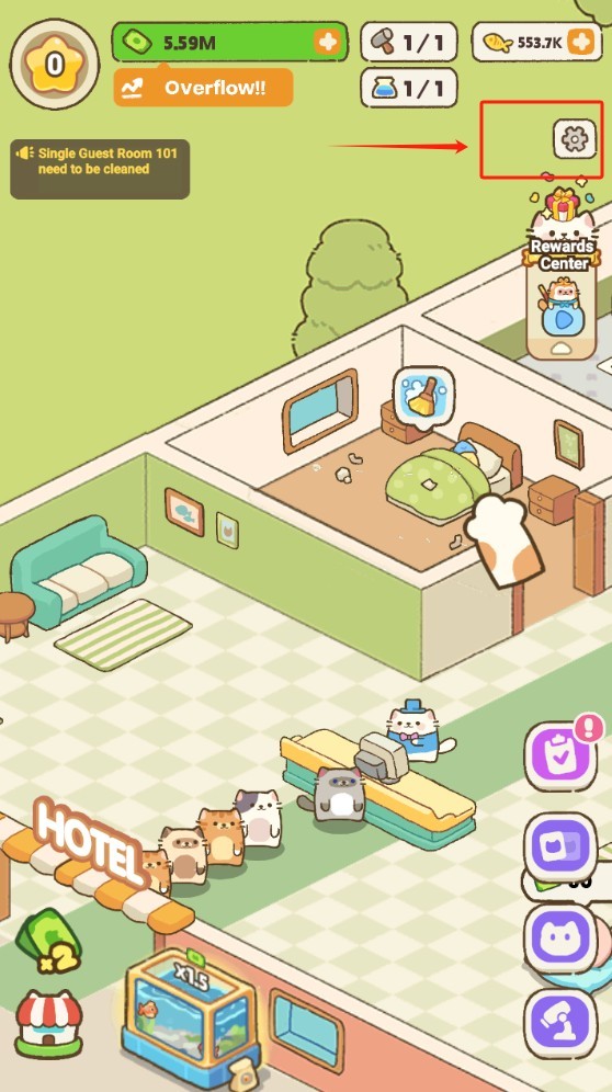 我的完美猫旅馆内置菜单