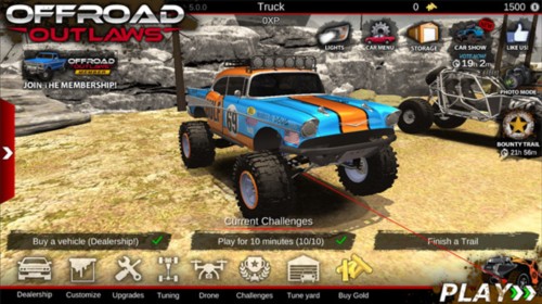 亡命越野汉化版无限金币无限黄金图片3