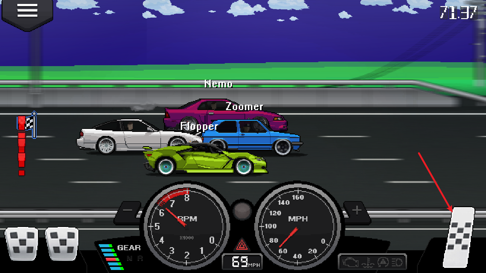 像素赛车手模组版