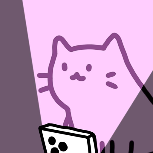 小猫补光灯自拍